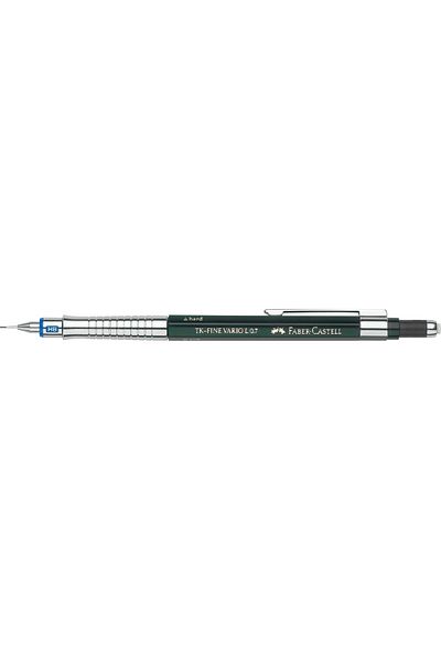Faber Castell TK Fine Vario 0.7 قلم رصاص تلسكوبي فاخر ومتعدد الاستخدامات قابل للتعديل مع مؤشر صلابة