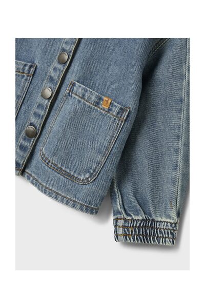 Name it Cămașă Femei / Fată Denim albastru mediu