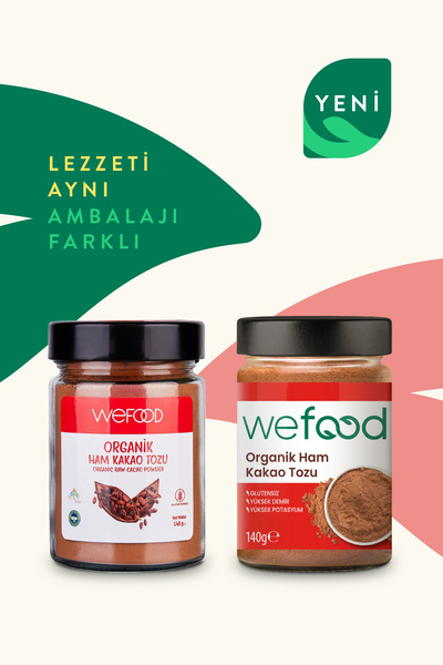 Wefood Organik Ham Kakao Tozu 140 gr.