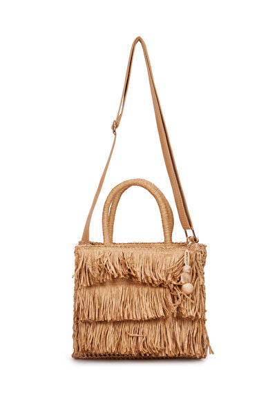 Pierre Cardin Naturel Kadın Hasır Omuz Çantası 05PC25Y1504