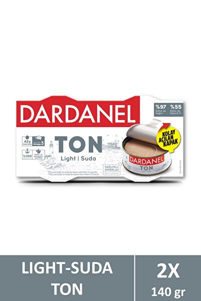 Dardanel Light Ton Balığı 2x140 gr