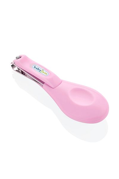 Babyjem Aparat de tuns unghii roz Easy Grip