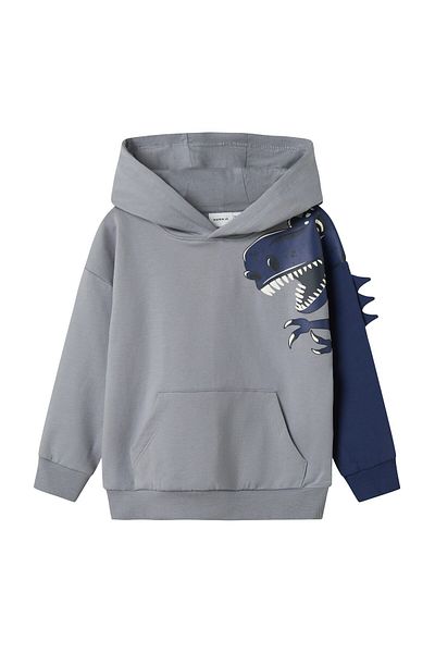 Name it NMMNASH LS NREG SWEAT WH BRU KRABICE