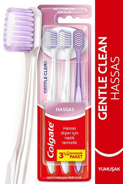 Colgate Gentle Clean 2+1 Diş Fırçası Hassas Yumuşak