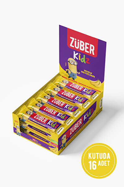 Züber Kidz Meyve Bar Muzlu 25g X 16 Adet