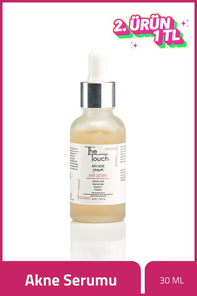 The Touch By Seda Altın Acne Serum - Anti Acne Serum with Salicylic Acid, Niacinamide, Prebiotic, and Vitamin C 30 ml