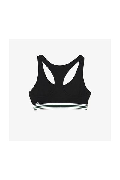 Lacoste Sutien Lacoste pentru femei IF8179 Negru