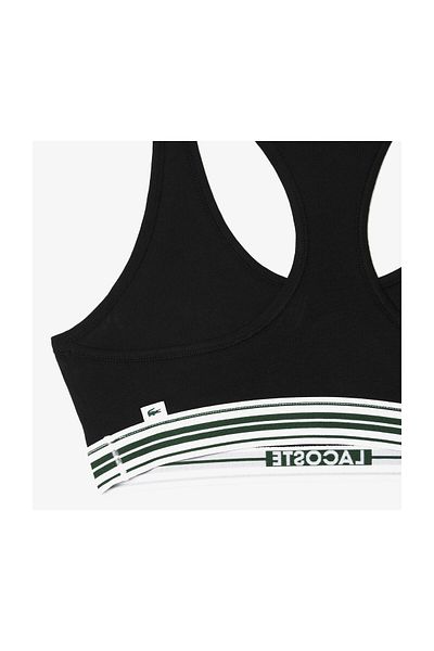 Lacoste Sutien Lacoste pentru femei IF8179 Negru