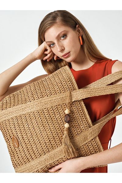 Pierre Cardin Taba Women's Straw Shoulder Bag 05Po25Y3524