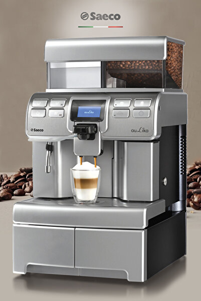 GOLDMASTER Saeco Aulika Tek Dokunuşla 8 Çeşit İçecek Tam Otomatik Espresso ve Cappuccino Kahve Makinesi