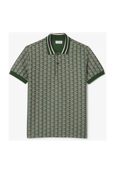 Lacoste POLOS DH1417-00 KOŠILE S KRAJKOVÝM ZDOBENÍM A KRÁTKÝMI RUKÁVY