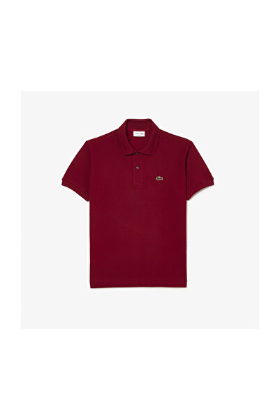 Lacoste Piros Bordeaux-476 póló galléros férfi póló