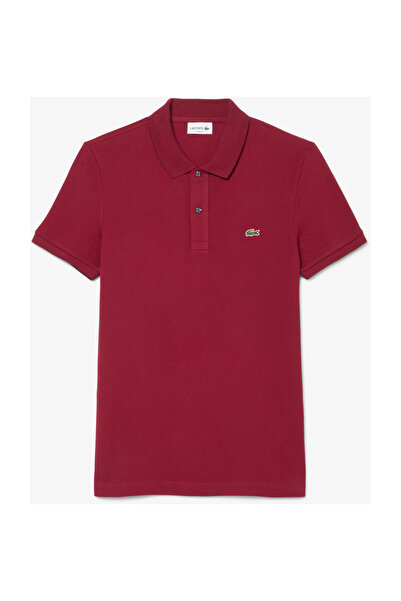 Lacoste Plain Ph4012-00 Chemise Collar Bord-Cotes Short Sleeves