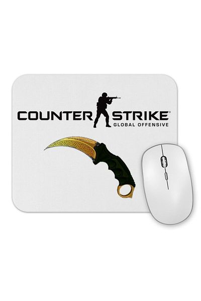 Baskı Dükkanı Counter Strike Cs Go Karambit Knives Mouse Pad