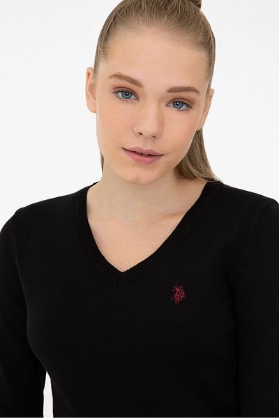 U.S. Polo Assn. Pulover de damă negru
