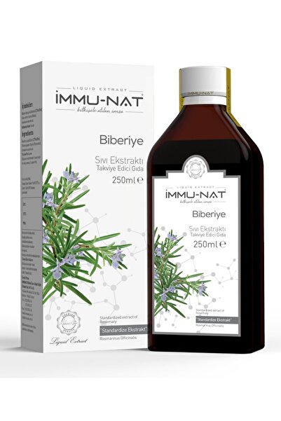 İmmu-Nat Immunat Biberiye Yaprağı Ekstraktı 250ml