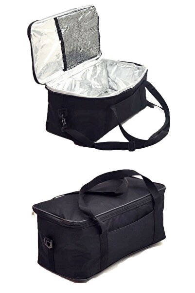 YclShop 18 Liters Black 42*18*22 Hot Cold Protection Icebox Cooler Picnic Bea...