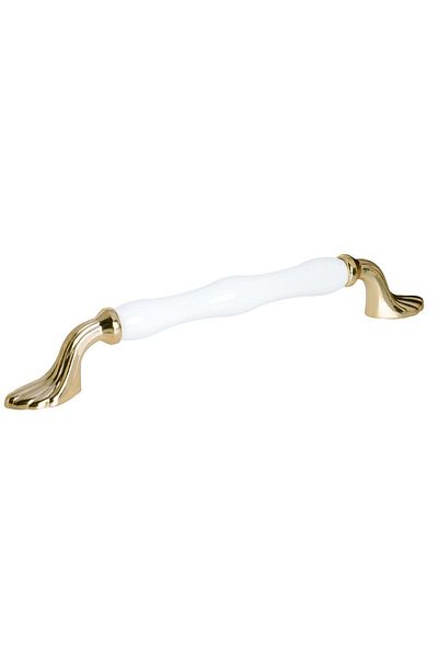 Porcellana Perla Mâner din porțelan Venus 160 mm - alb-auriu