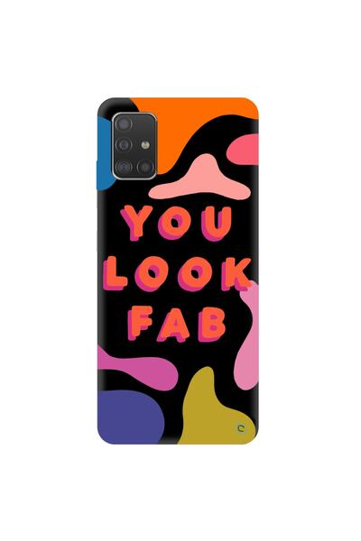 WANNA PROTECT Samsung Galaxy A51 Colorful You Look Fab Patterned Silicone Cas...