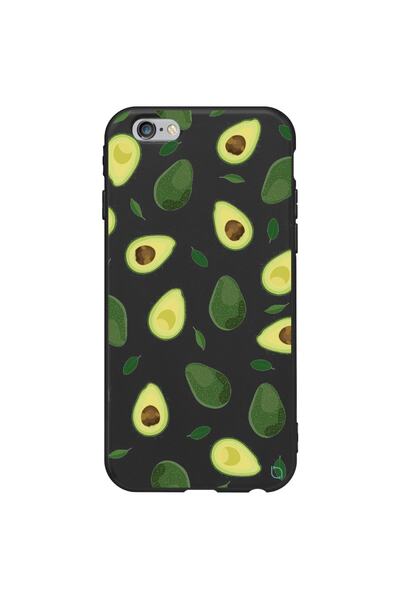 WANNA PROTECT iPhone 6 Plus Premium Velvet Inside Colorful Avocado Patterned ...