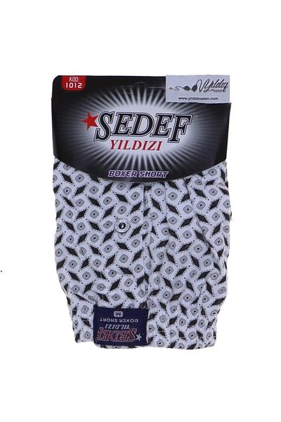 Sedef Yıldızı Men's Combed Cotton Boxers 6 Pack 1012