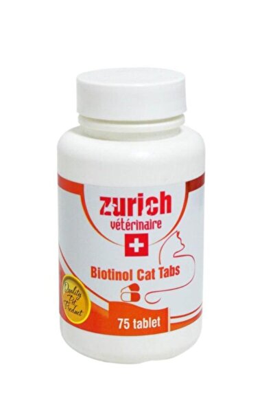Zurich Kediler Için Biotin Tüy Döküm Önleyici Tablet 75 Adet