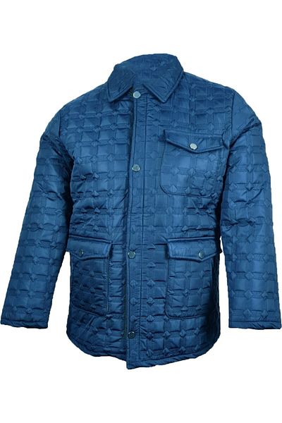 SURCO JEANS Palton Bărbați Dimensiuni Plus Albastru