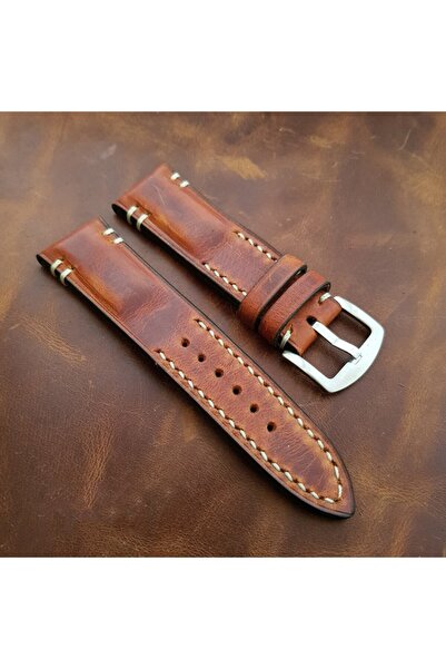 Ventum كرافت 24 ملم موديل تان عتيق مصنوع يدويًا من الجلد