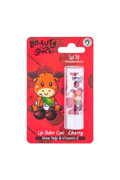 beauty girl Lip Balm Cherry Spf20 5 Gr Lip Moisturizer