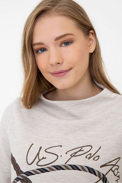 U.S. Polo Assn. White Women's Sweatshirt