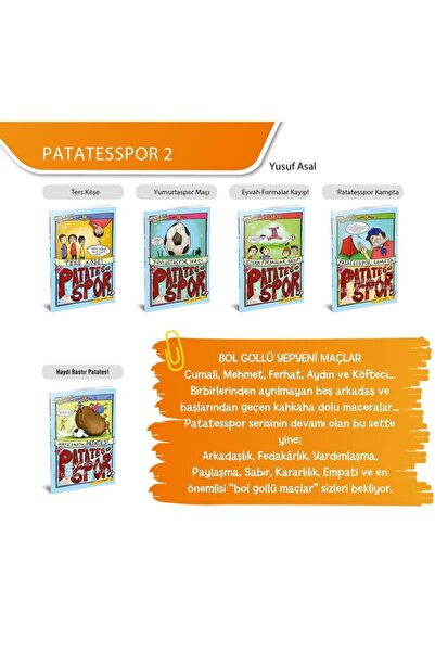 Nesil Yayınları Patatesspor Serisi 2. Set (5 Kitap)