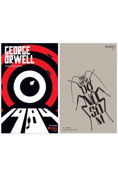 CAN 1984 - George Orwell & Dönüşüm - Franz Kafka (2 Kitap)