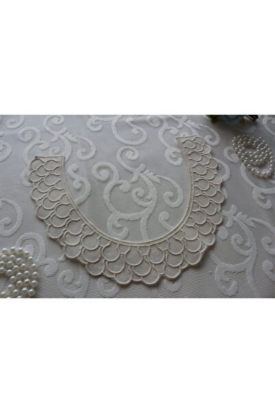 SHERLOCK HOME Cotton Scallop Raw Collar