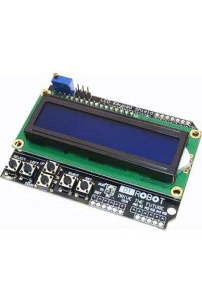 Genel Markalar Arduino Lcd Keypad Shield 1602 - 16x2 Lcd Ekran Ve Tuş Takımı Uyumlu