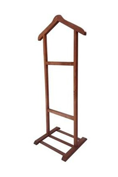 2M Ahşap Tekli Dilsiz Uşak Elbise Askılık