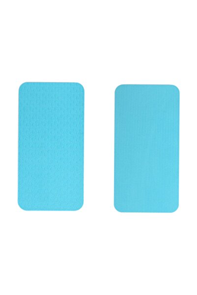 Leyaton Yoga Diz Dirsek Destek Yastığı Kaymaz Mat 6 Mm Mavi