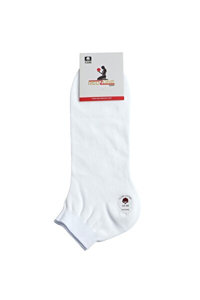 Redzone 6 Pieces Large Size Men's White Booties Socks 44-48