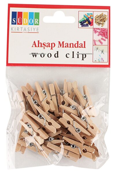 Südor Ahşap Mandal Küçük 24'lü Kampanyalı 1.kalite
