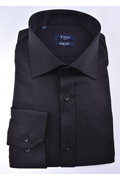 TWINLION قميص سادة Twin 200 Slimfit Pmkstn/أسود/xs