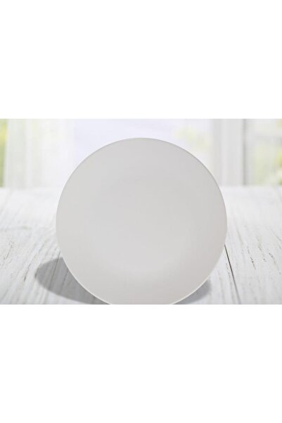 Keramika 26 cm Transparent White Plate Aegean - 021 a