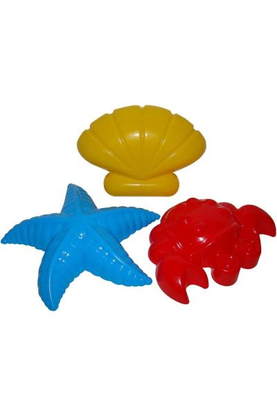 Polesie Molds - Crab + Starfish + Seashell 937 36544