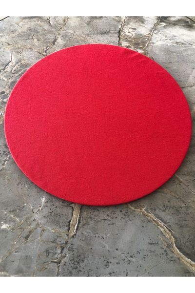 lovelyhome35 Red Service Plate - Service Tray