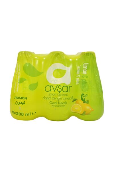Avşar C Plus Limon Aromalı Soda 24'lü 200ml