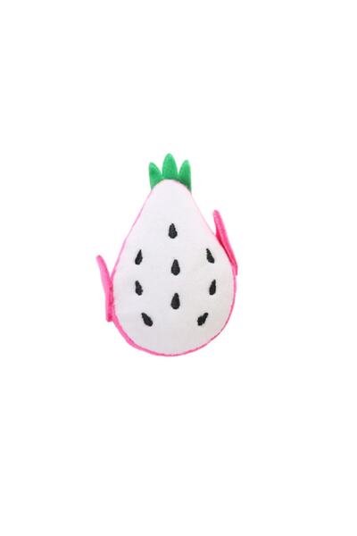 Mixpet Dragon Fruit Shaped Plush Dog Toy - 6x10 Cm