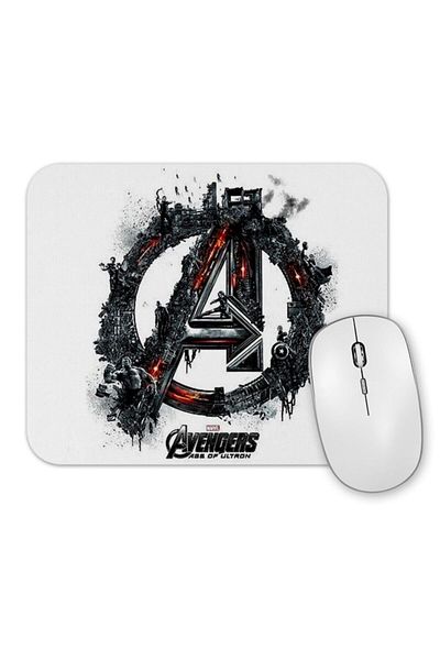 Baskı Dükkanı Подложка за мишка Marvel с цветя от Отмъстителите