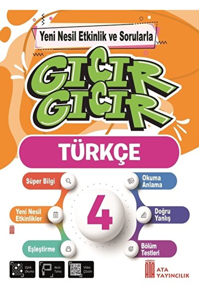 Ata Yayıncılık 4. Sınıf Gıcır Gıcır Türkçe