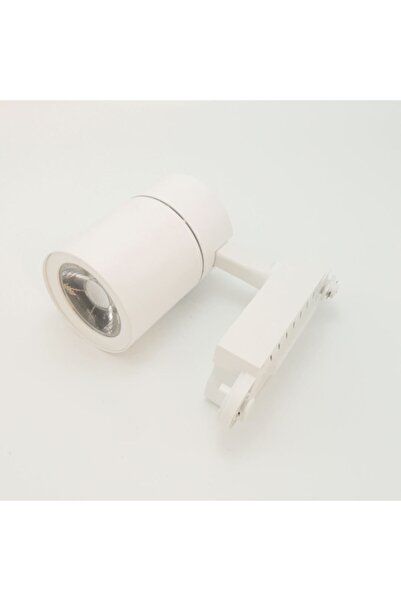 Sunlight Silindir Beyaz Raylı Tasarruflu Led Spot Armatür Lamba 20 Watt