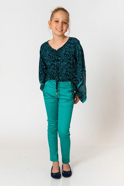 incity Girl's Green Trousers