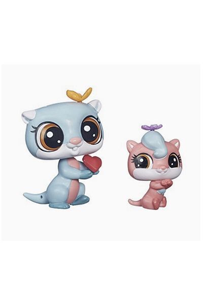 Littlest Pet Shop Minish and Cub Holden Mustel,adalyn Mustel Minishes Pet Shop Original Minishes Lps