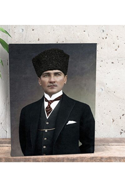 Bk Gift Gift Atatürk Temalı Dekoratif Mini Kanvas Tablo 15x20cm-21